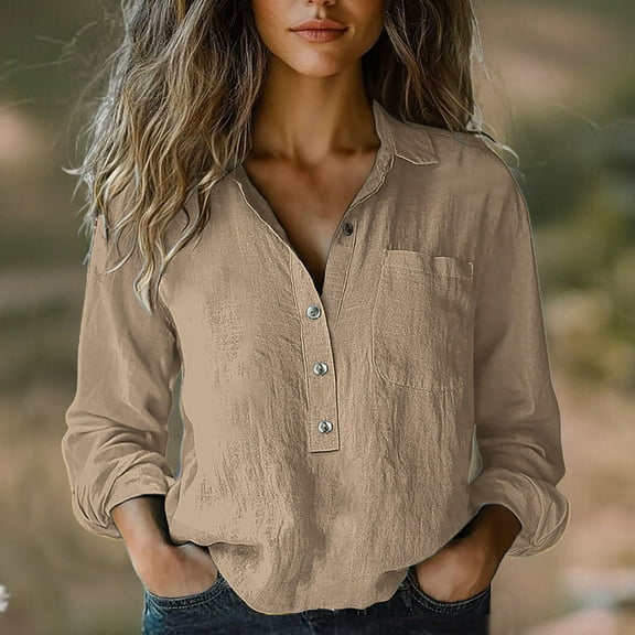 Yellow Women Shirts, Women'S Single Breasted Pleated Lapel Shirt Station Explosion Women'S Solid Color European And American Sleeve Top,Women Shirts M
