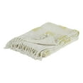 thumbnail image 1 of Yellow Woven Cotton Throw Blanket, 1 of 1