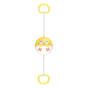Yellow Yellow Children Pull String Flying Flash Spinning Candy Ball Toy For Hand Eye Coordination Rope Toy