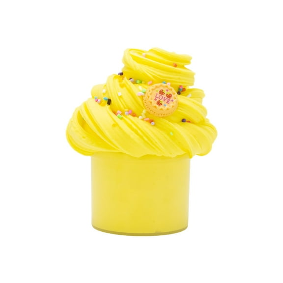 Yellow Yellow Cloud Slime Toy For Diy Crafting And Stress Relief Stretchy Fun 2.8Ounce
