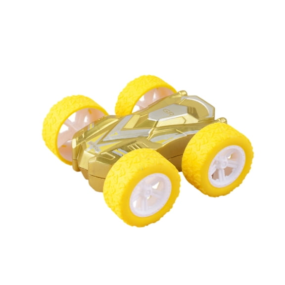 Yellow Yellow Double Sided Stunt Car For Kids Flip And Roll Inertia Toy For Boys