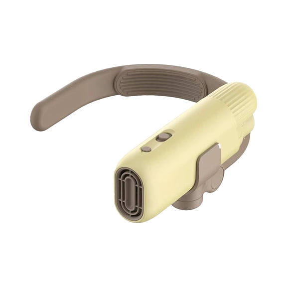 Yellow Yellow Pet Neck Hanging Blower For Dogs Cats Hands Free Grooming Dryer Compact Quiet