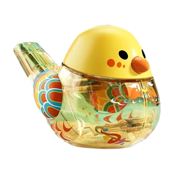 Yellow Yellow Waterfowl Whistle Children Toy Birds Chirping Add Water Blow Musical Fun For Kids