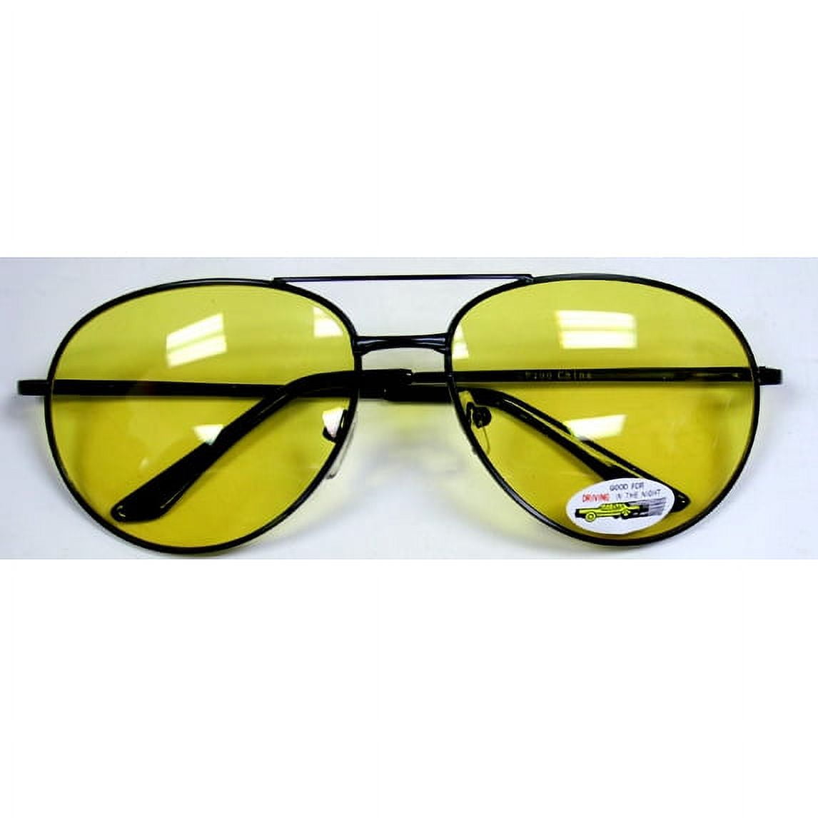 Yellow and Black Aviator Sunglasses Aviators Sun Glasses Aviator Day