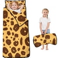 thumbnail image 1 of Yellow and Brown Of Leopard Print Toddler Nap Mats for Kids Preschool,Sleeping Mat Bag or Kids,Toddler Sleeping Bag,Toddler Nap Mat or Daycare, 1 of 6