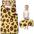 thumbnail image 1 of Yellow and Brown Of Leopard Print Toddler Nap Mats for Kids Preschool,Sleeping Mat Bag or Kids,Toddler Sleeping Bag,Toddler Nap Mat or Daycare, 1 of 6