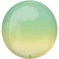 thumbnail image 1 of Yellow and Green Orbz Ombre Balloon 15", 1 of 2