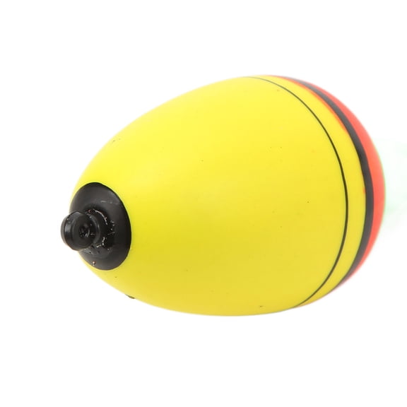 Yellow and Red EVA Night Fishing Floats with 2 LR41 Batteries, Luminous Glow Bobbers for Sea and Lake Casting