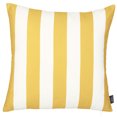 thumbnail image 1 of Yellow and White Cabana Stripe Geometric Decorative Throw Pillow Cover, 1 of 1