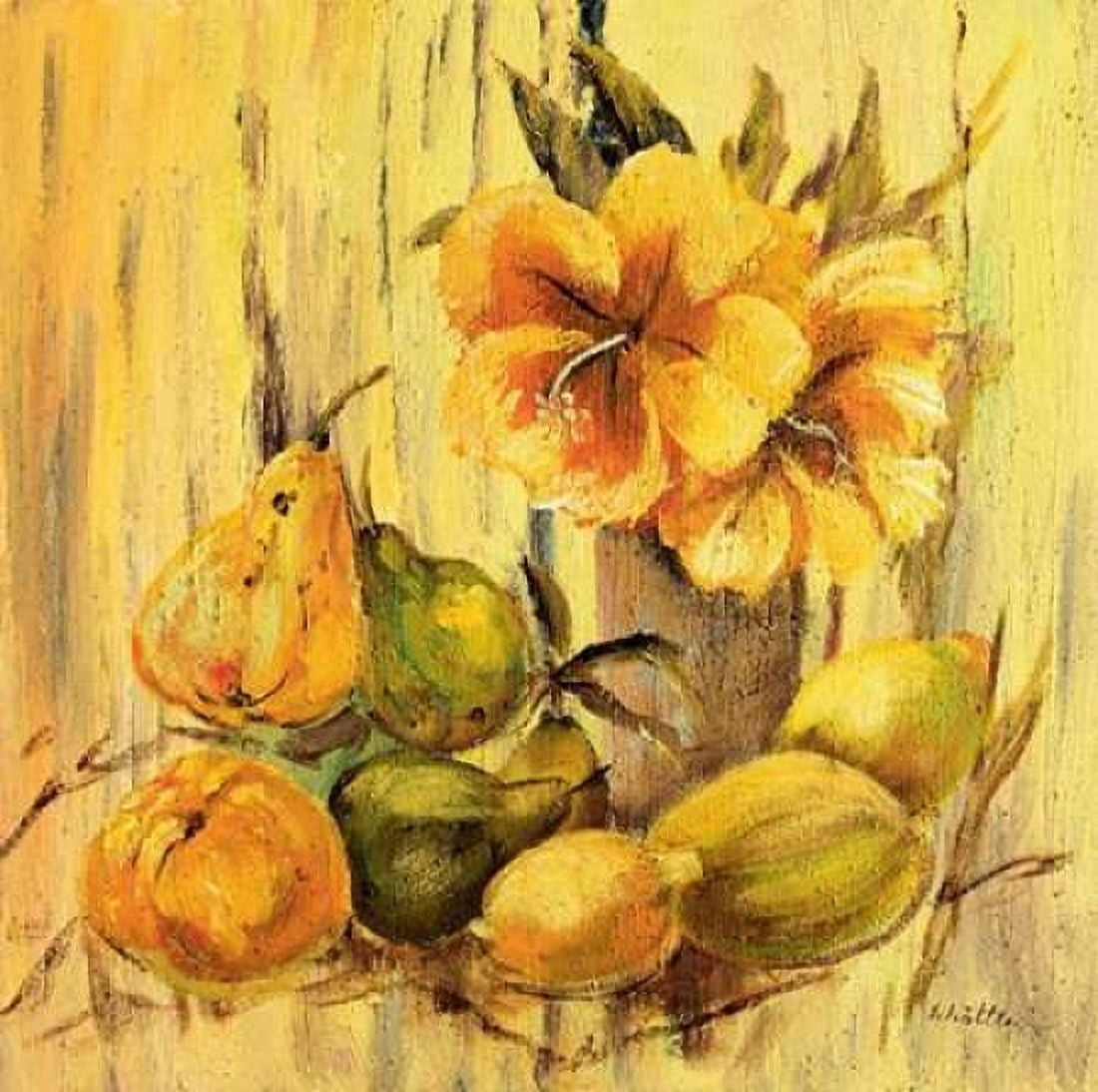 Yellow creation I Canvas Art - Katharina Schottler (24 x 24)