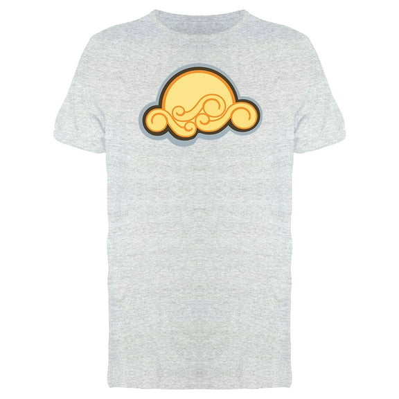 Yellow moon Men's Athletic Heather T-shirt