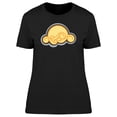 thumbnail image 1 of Yellow moon Women's Black T-shirt, 1 of 2