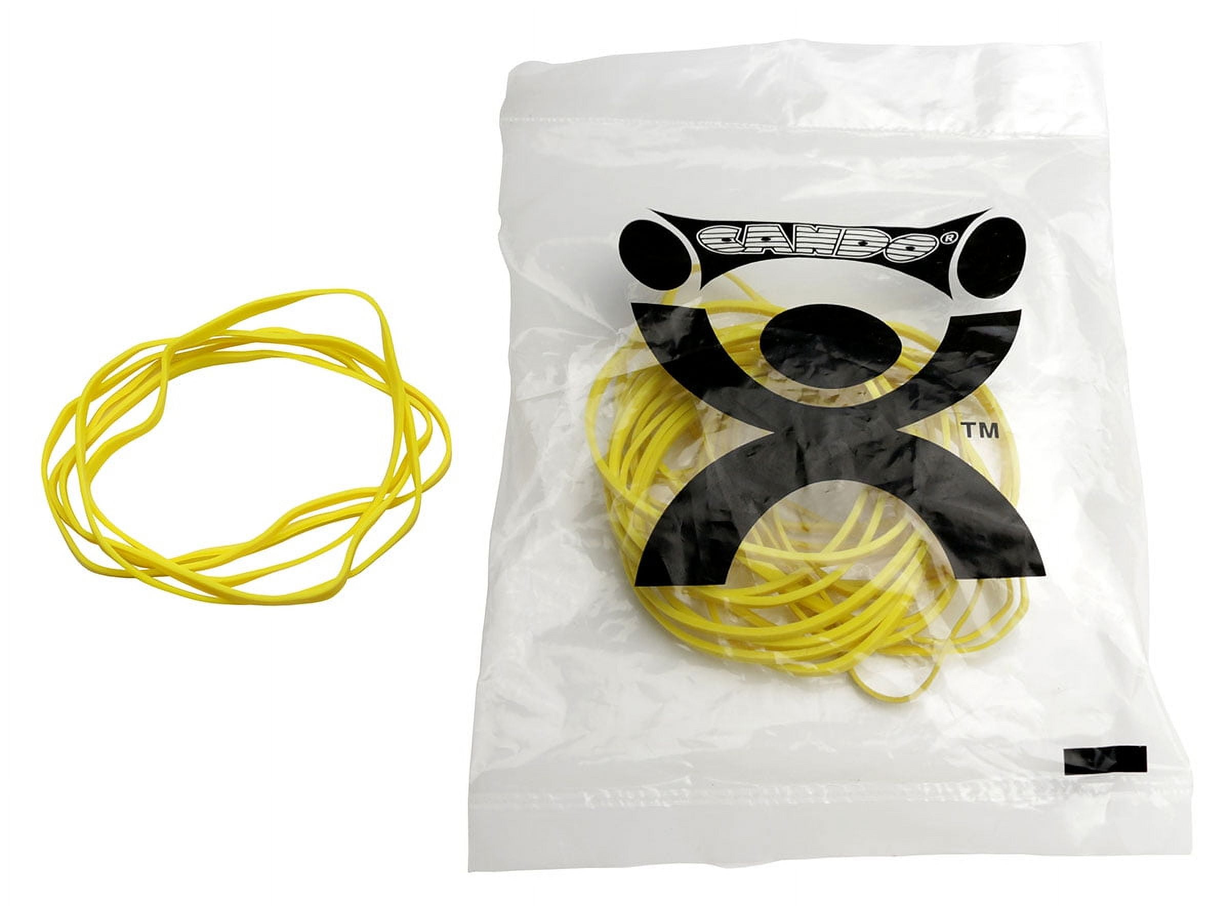 Yellow rubber bands, latexfree, 25 each