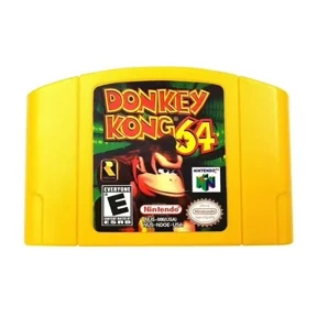 Yellow shell Games Cartridge Compatible with N64 Console US NTSC Version NEW