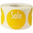 thumbnail image 1 of Yellow with White Writable Sale Stickers | 1.5" Inches Round | 500 Pack, 1 of 1