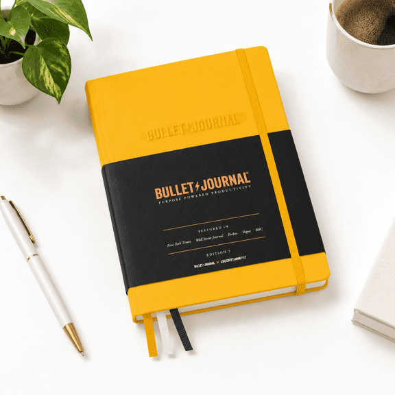 Yellow24 A5 Medium Official Journal Edition 2 BuJo Notebook with 204 Pages