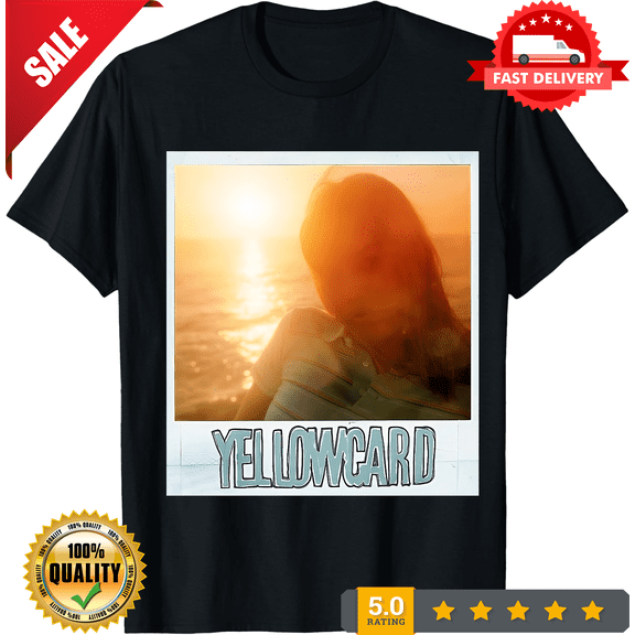 YellowCard Tshirt Band Album Cover Ocean Avenue Retro Unisex Heavy Cotton Tee, LIMITED EDITION-TH67053