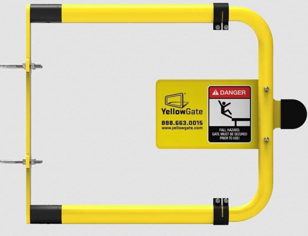 YellowGate 2.0 11792 Universal Aluminum Swing Gate Adjustable from 24"-37"