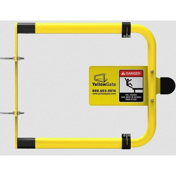 YellowGate 2.0 11792 Universal Aluminum Swing Gate Adjustable from 24"-37"