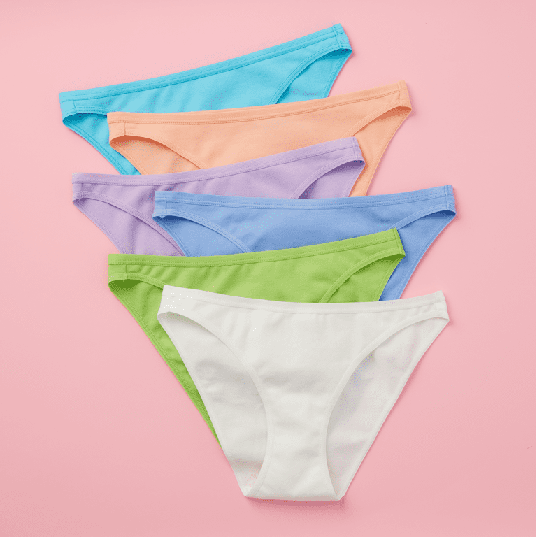 Yellowberry® Girls 6PK High Quality Pima Cotton Super Soft Bikini Underwear  