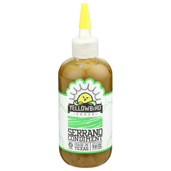 Yellowbird Chili Serrano Sauce 9.8 oz (Pack of 6)