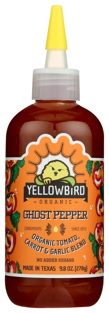 Yellowbird Ghost Pepper Hot Sauce, 9.8 Oz