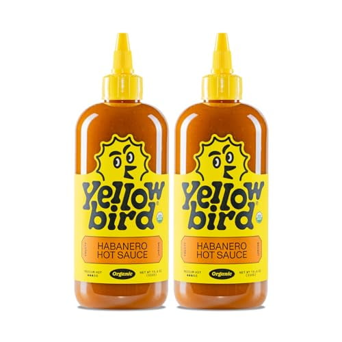 Yellowbird Organic Habanero Hot Sauce 19.6 oz. Tabletop Size (Medium
