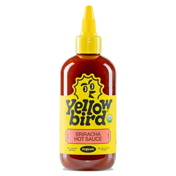 Yellowbird Organic Sriracha Hot Sauce - 9.8 oz Pack of 2