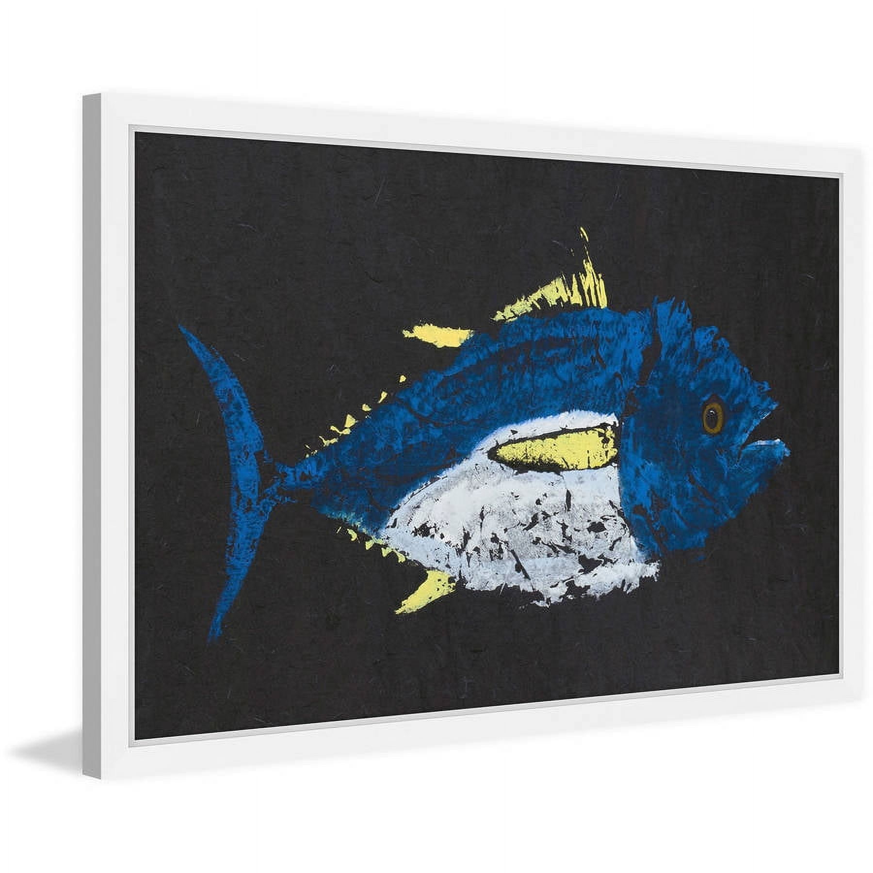 "Yellowfin Tuna" Framed Painting Print