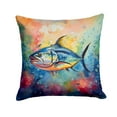 thumbnail image 1 of Yellowfin Tuna Throw Pillow 14 in x 14 in, 1 of 2