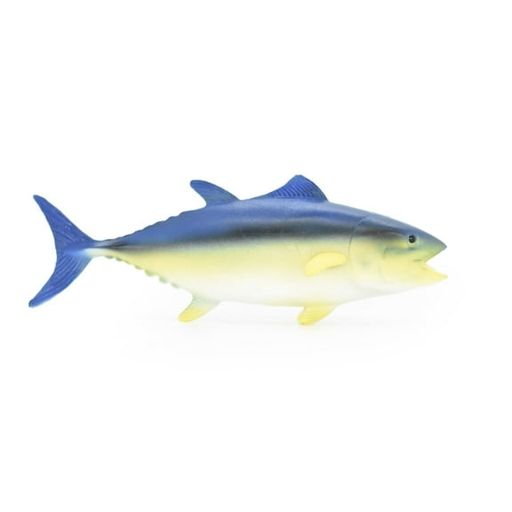 Yellowfin Tuna Toy, Fish, Very Realistic Rubber Reproduction, Hand Painted Figurine CH021 BB72
