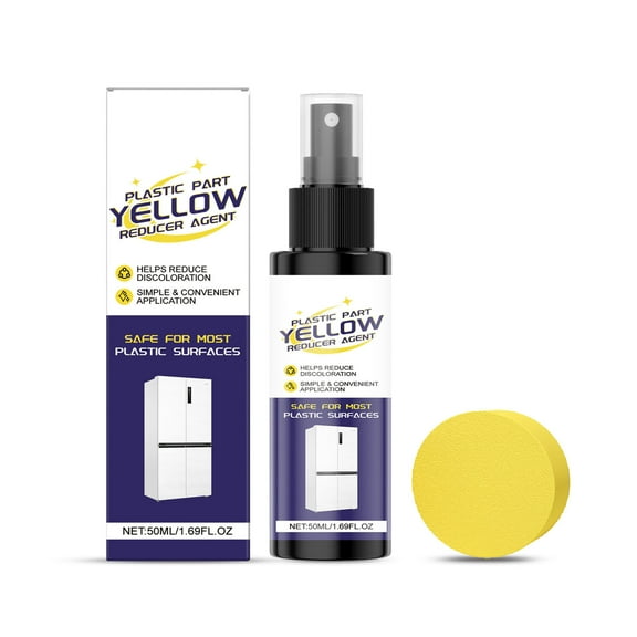 Yellowing Agent For Plastics And Rubber Oxidation Scratch Fade Protection Spray Maintenance For Automotive HVAC And Furniture Components 50ml