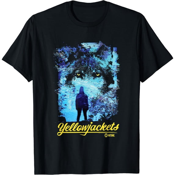 Unique Logo Wolves Yellowjackets Distorted Wolf With Logo T-Shirt - Walmart.com