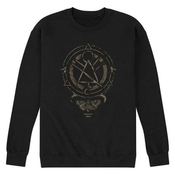 Yellowjackets - Moth Symbols - Men's Crew Neck Fleece Pullover