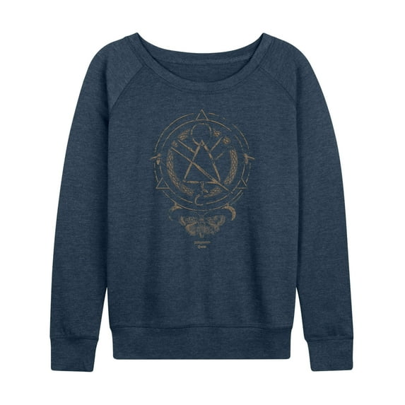 Yellowjackets - Moth Symbols - Women's Lightweight French Terry Long Sleeve Shirt