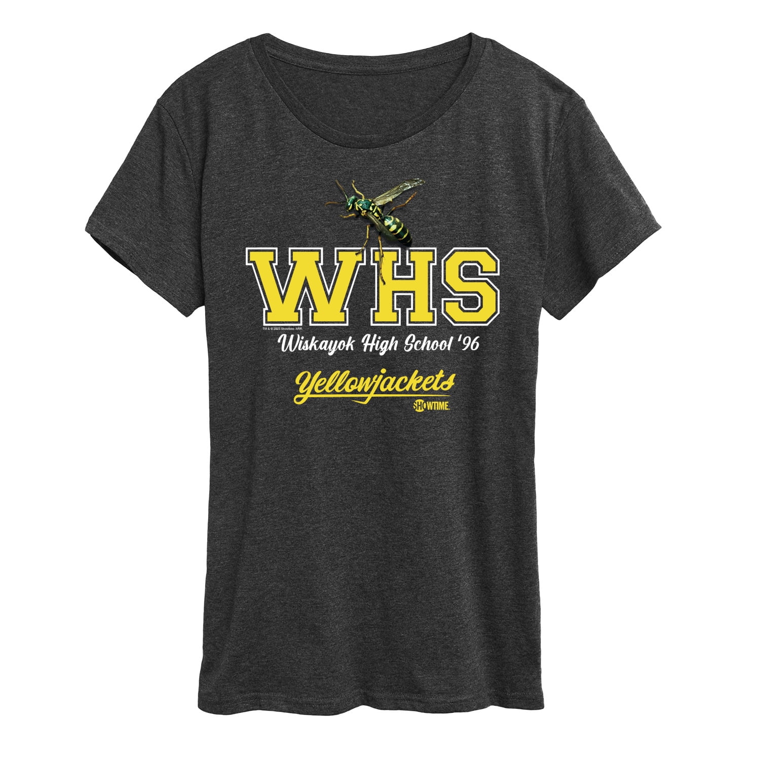 Yellowjackets Wiskayok High School Logo Women's Short Sleeve