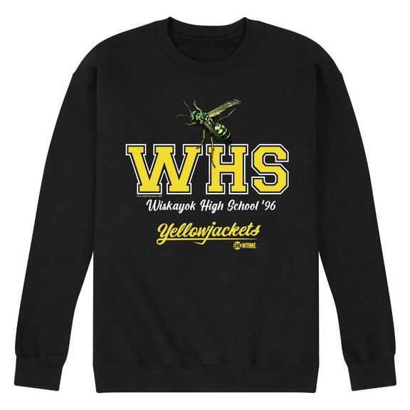 Yellowjackets - Wiskayok High School - Men's Crew Neck Fleece Pullover