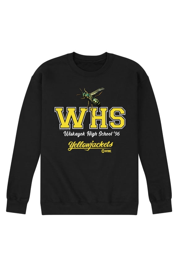 Yellowjackets - Wiskayok High School - Men's Crew Neck Fleece Pullover