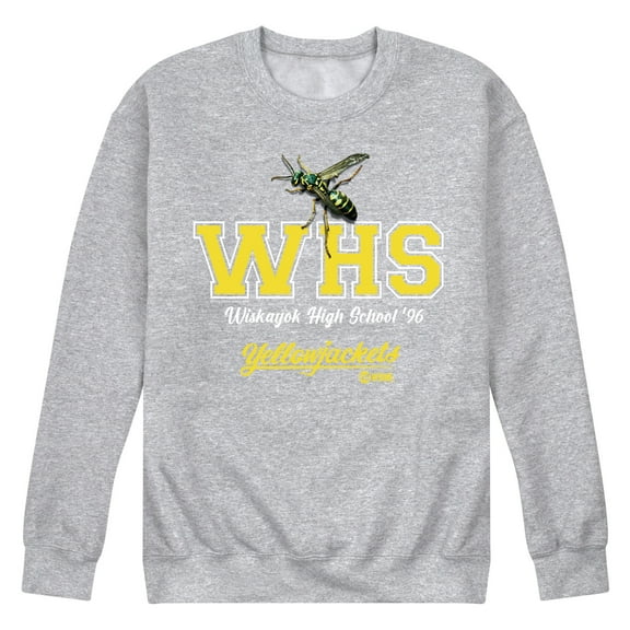Yellowjackets - Wiskayok High School - Men's Crew Neck Fleece Pullover