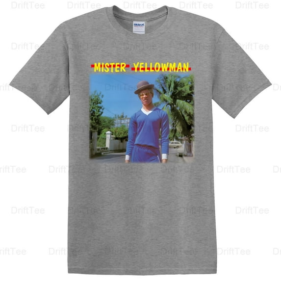 Yellowman Mister Yellowman Vintage Retro Reggae Dancehall Albino DJ King T-Shirt Unisex, up to 5XL