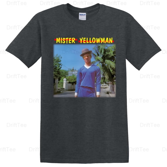 Yellowman Mister Yellowman Vintage Retro Reggae Dancehall Albino DJ King T-Shirt Unisex, up to 5XL