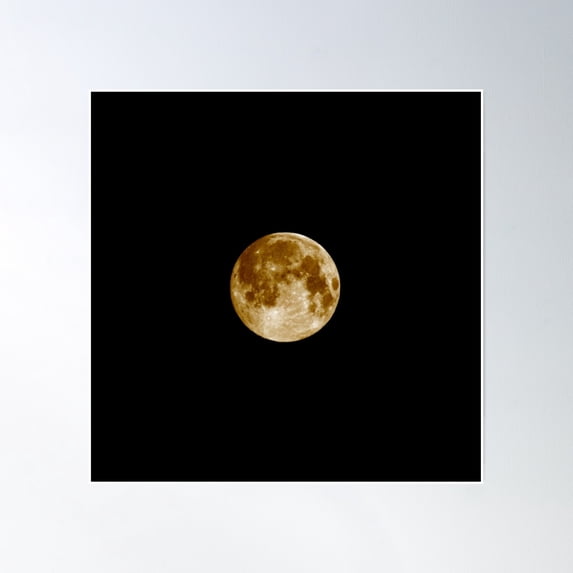Yellowmoon Poster Wall Art, Modern Wall Decor, 16x16 UNFRAMED