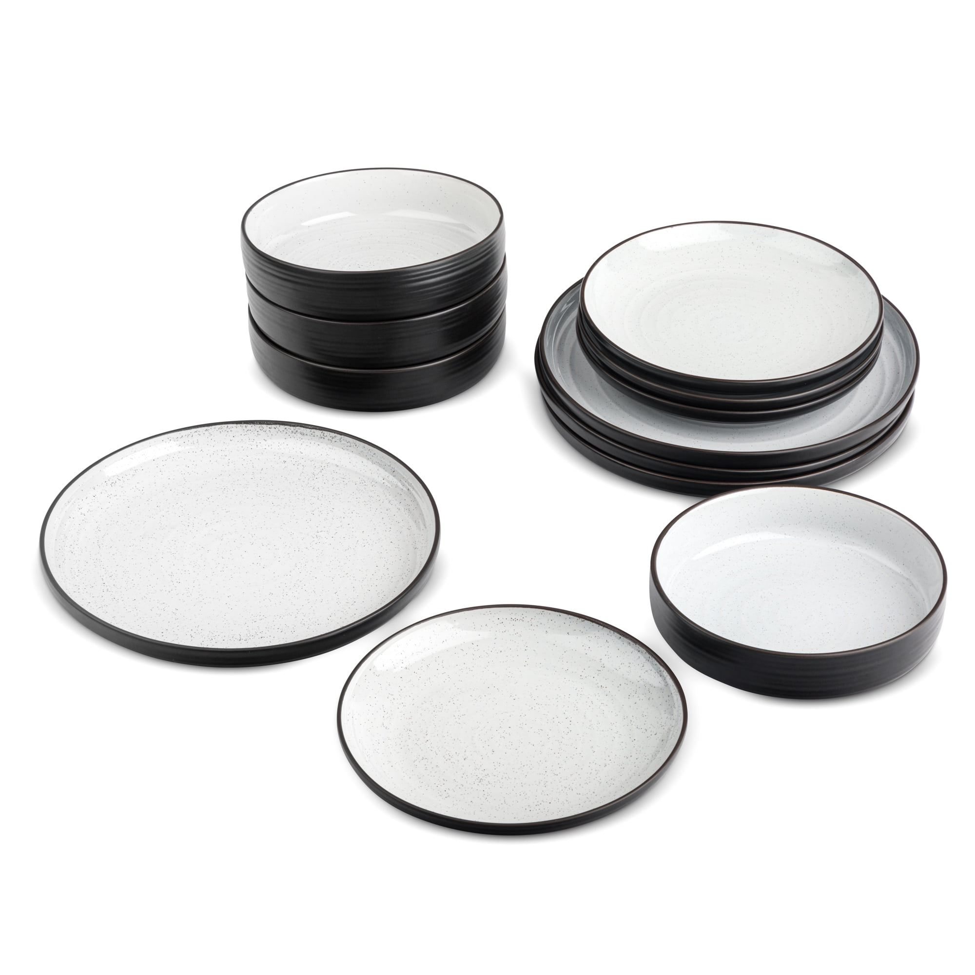Yellowstone 12 Piece Ceramic Dinnerware Set, Beth Collection Walmart