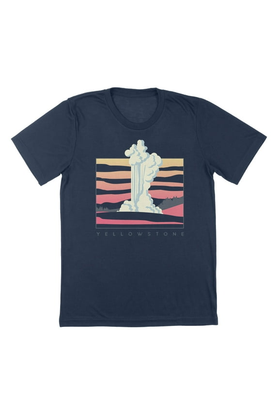 Yellowstone 1872 Humor Graphic Navy Mens T-Shirt