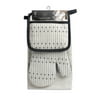 Yellowstone 3-Piece Oven Mitt, Pot Holder, & Tea Towel Kitchen Linen Set, Beth Collection