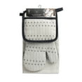 thumbnail interactive-video image 1 of Yellowstone 3-Piece Oven Mitt, Pot Holder, & Tea Towel Kitchen Linen Set, Beth Collection, 1 of 8