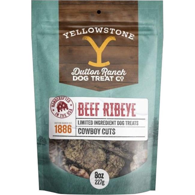 Yellowstone YS-CC-RBEYE-8 8 oz Cowboy Cuts Ribeye Dog Treats