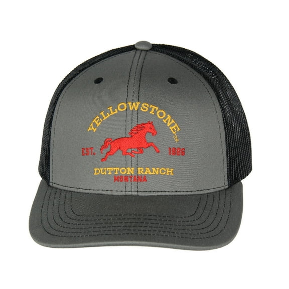 Yellowstone Adult Dutton Ranch Montana EST. 1886 Adjustable Snapback Hat OSFM Cap