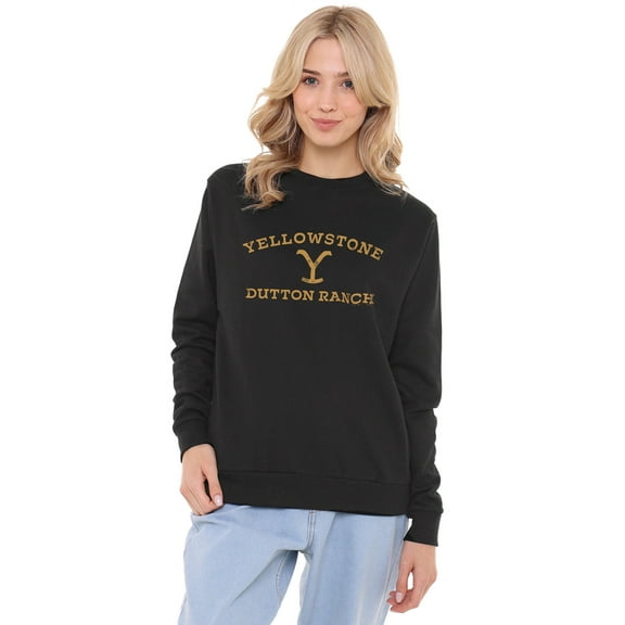 Yellowstone Arched Logo Women's Crew Sweatshirt