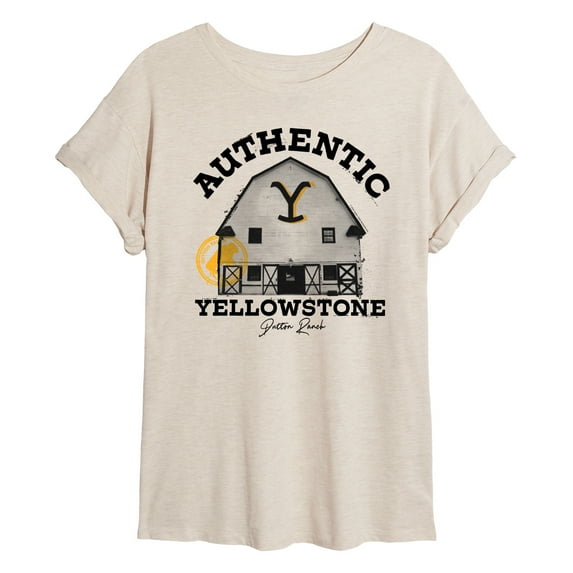 Yellowstone - Yellowstone Barn Dutton Ranch - Women's Oversized T-Shirt